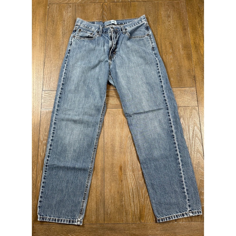 Signature by Levi Strauss Men's 30x30 Relaxed Fit Straight Jeans Light Wash 3299